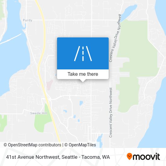 Mapa de 41st Avenue Northwest