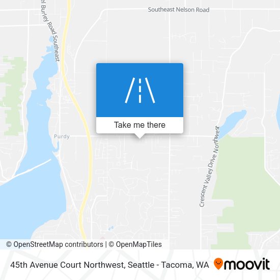Mapa de 45th Avenue Court Northwest