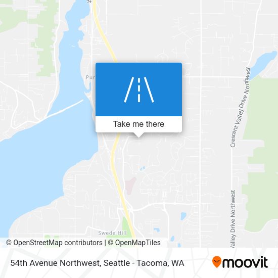 Mapa de 54th Avenue Northwest