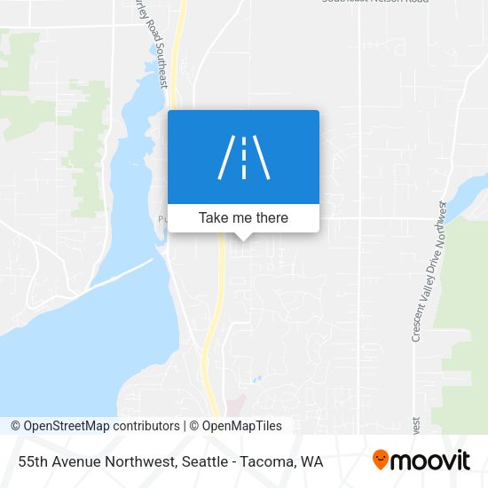 55th Avenue Northwest map