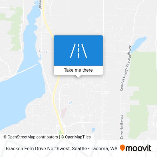 Mapa de Bracken Fern Drive Northwest
