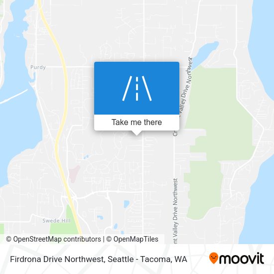 Mapa de Firdrona Drive Northwest