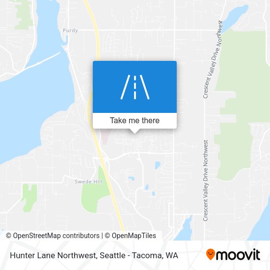 Mapa de Hunter Lane Northwest