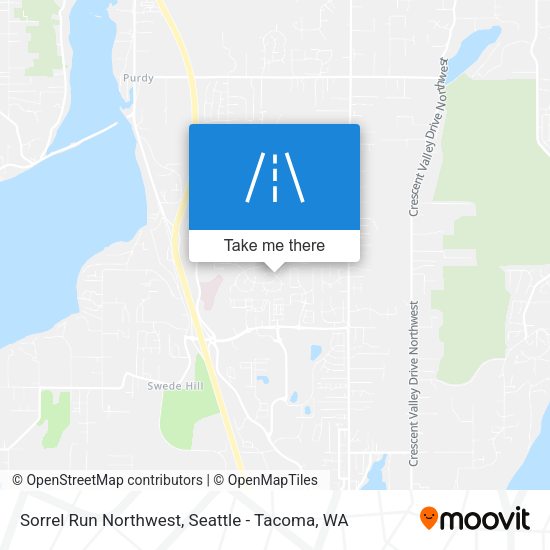 Sorrel Run Northwest map