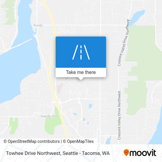 Mapa de Towhee Drive Northwest