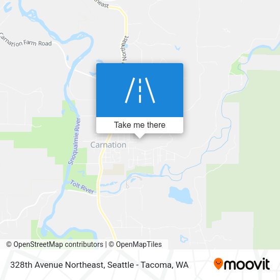 328th Avenue Northeast map