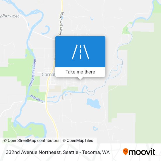 332nd Avenue Northeast map