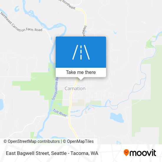 East Bagwell Street map