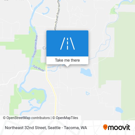Northeast 32nd Street map