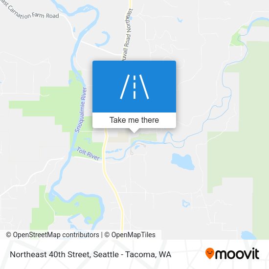 Mapa de Northeast 40th Street