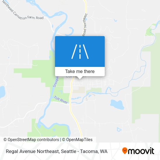 Regal Avenue Northeast map