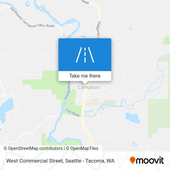 West Commercial Street map
