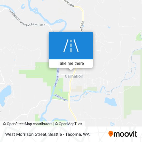 West Morrison Street map