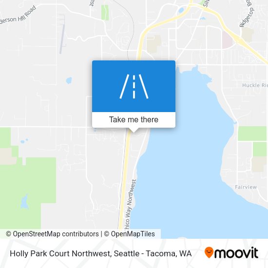 Holly Park Court Northwest map