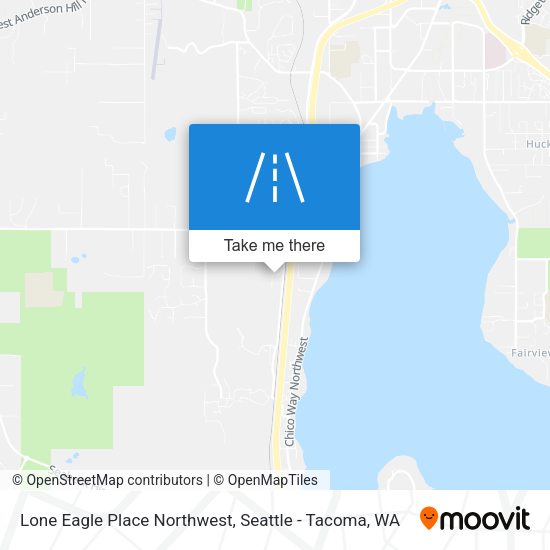 Lone Eagle Place Northwest map