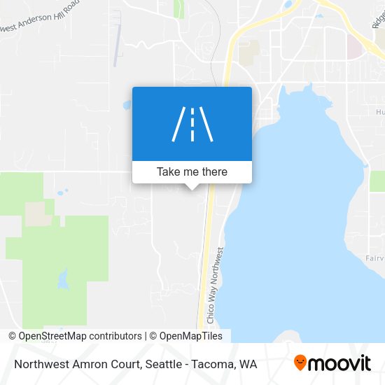 Mapa de Northwest Amron Court