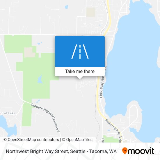 Northwest Bright Way Street map