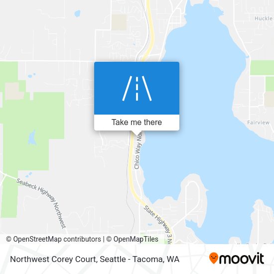 Northwest Corey Court map