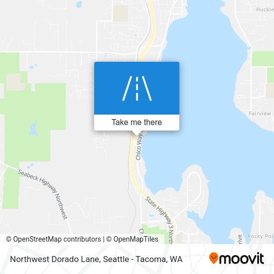 Northwest Dorado Lane map