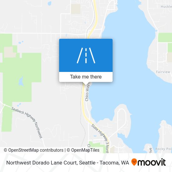 Northwest Dorado Lane Court map