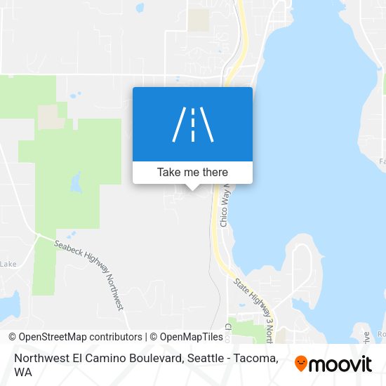 Mapa de Northwest El Camino Boulevard