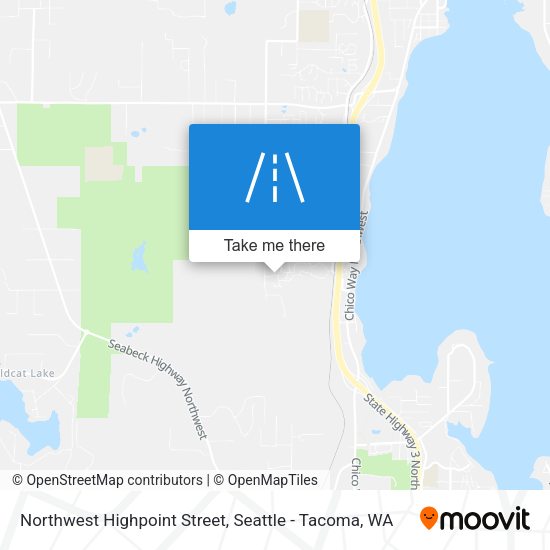 Northwest Highpoint Street map