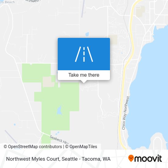 Mapa de Northwest Myles Court