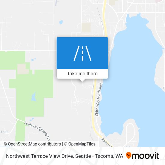 Mapa de Northwest Terrace View Drive