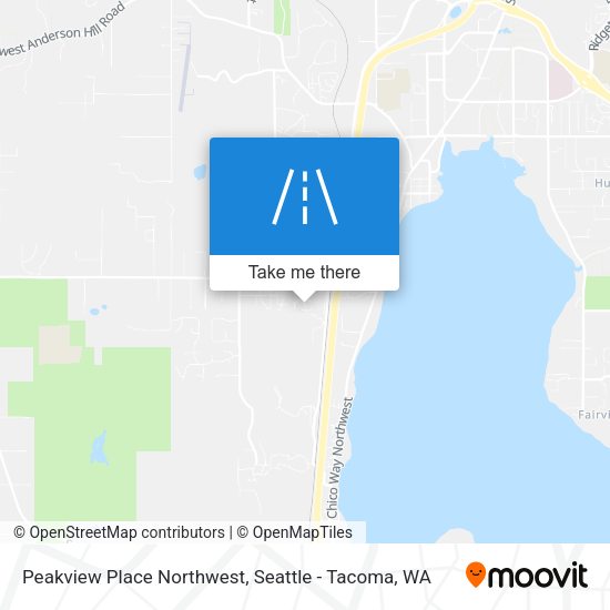 Peakview Place Northwest map