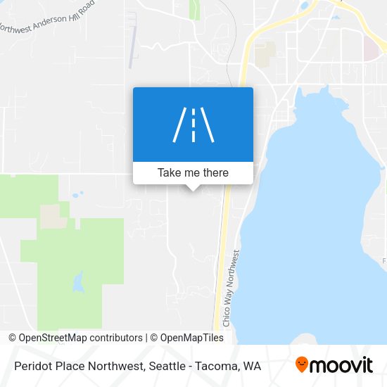Peridot Place Northwest map