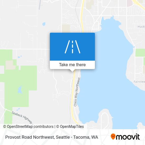 Mapa de Provost Road Northwest