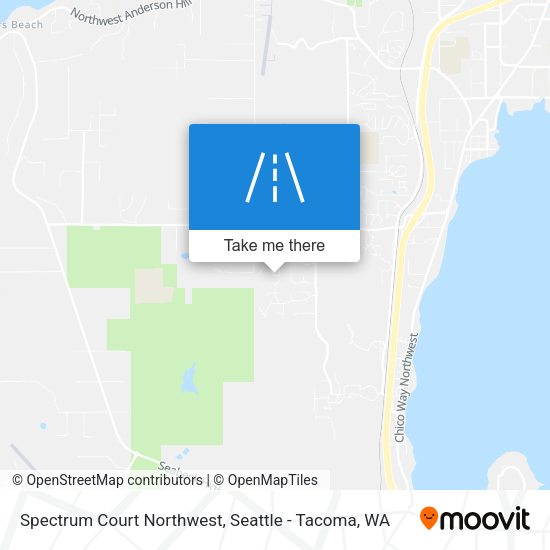 Mapa de Spectrum Court Northwest