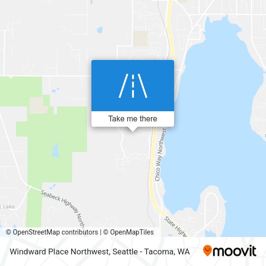 Windward Place Northwest map