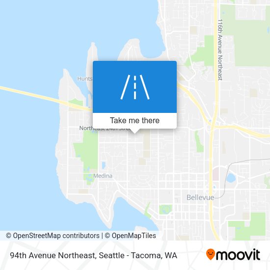 94th Avenue Northeast map