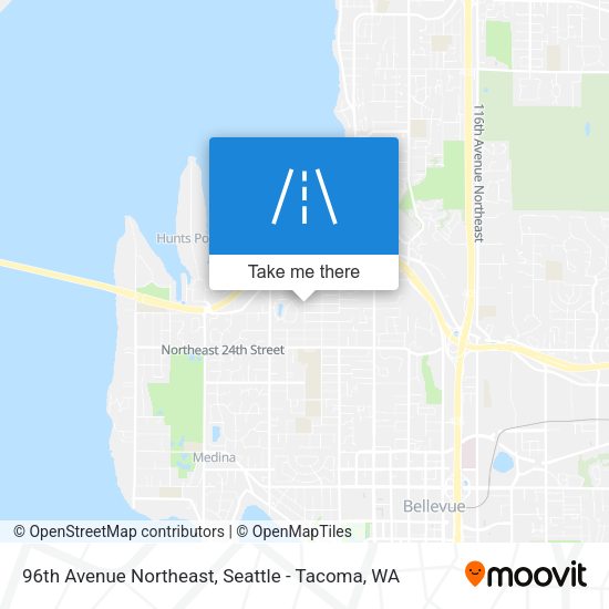 Mapa de 96th Avenue Northeast