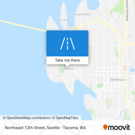Mapa de Northeast 12th Street