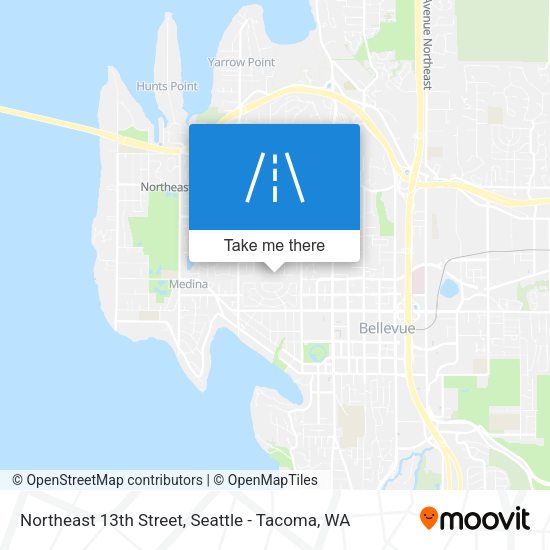 Mapa de Northeast 13th Street