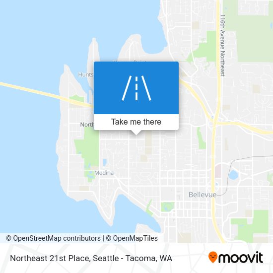 Mapa de Northeast 21st Place