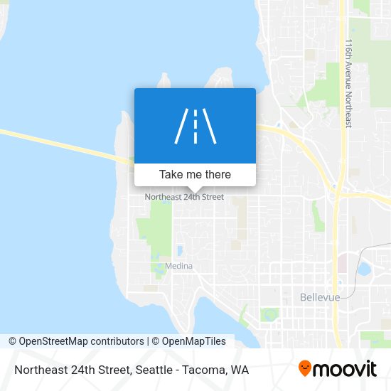 Mapa de Northeast 24th Street