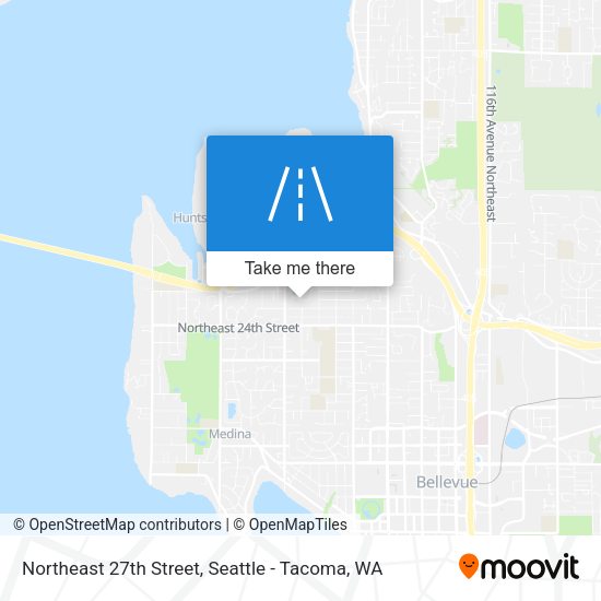 Northeast 27th Street map