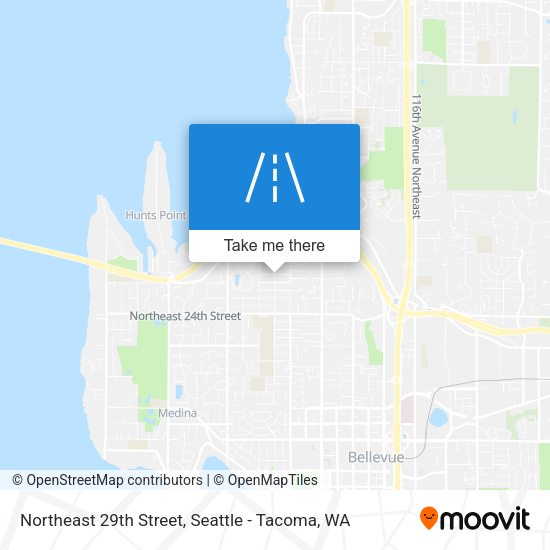 Northeast 29th Street map