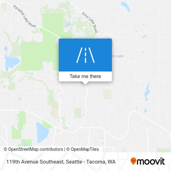 Mapa de 119th Avenue Southeast