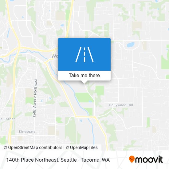 Mapa de 140th Place Northeast