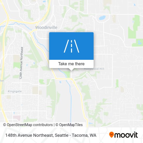 148th Avenue Northeast map