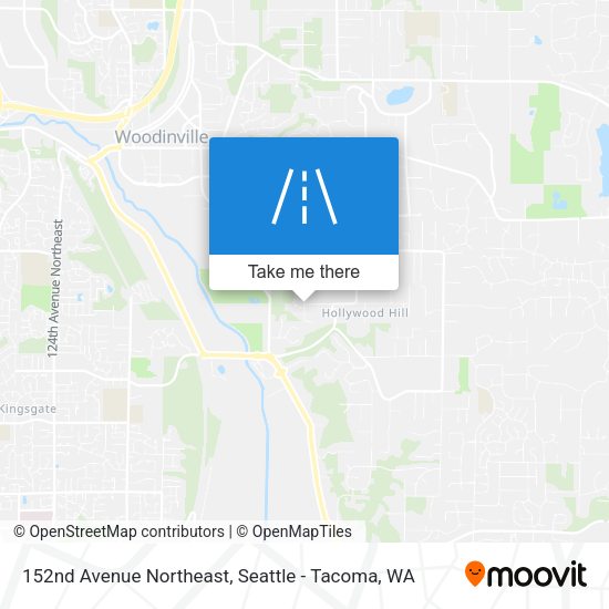 152nd Avenue Northeast map