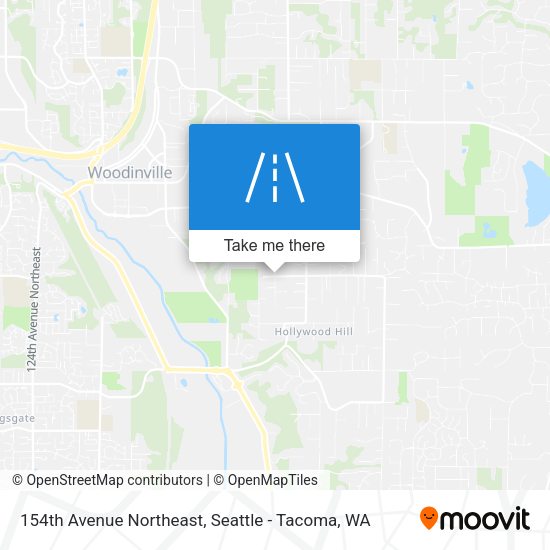 Mapa de 154th Avenue Northeast