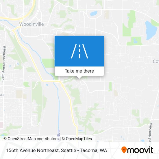 156th Avenue Northeast map