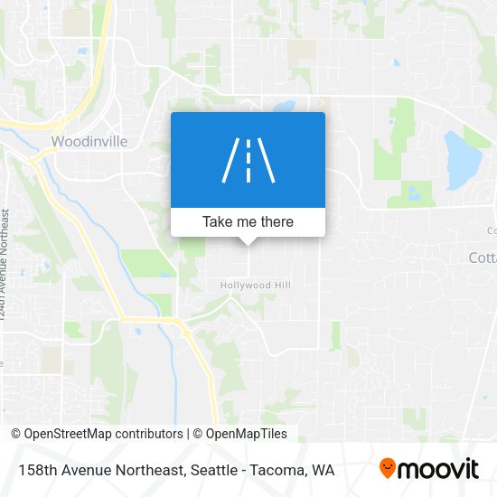 Mapa de 158th Avenue Northeast