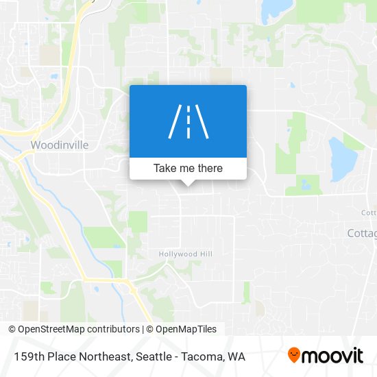 159th Place Northeast map