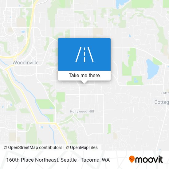 Mapa de 160th Place Northeast